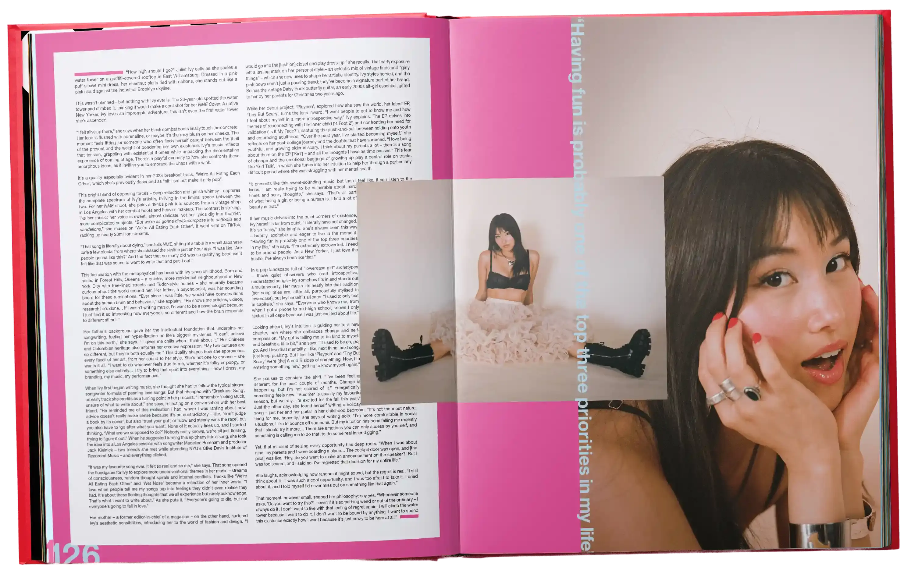 Juliet Ivy on NME The Cover 2024-2025