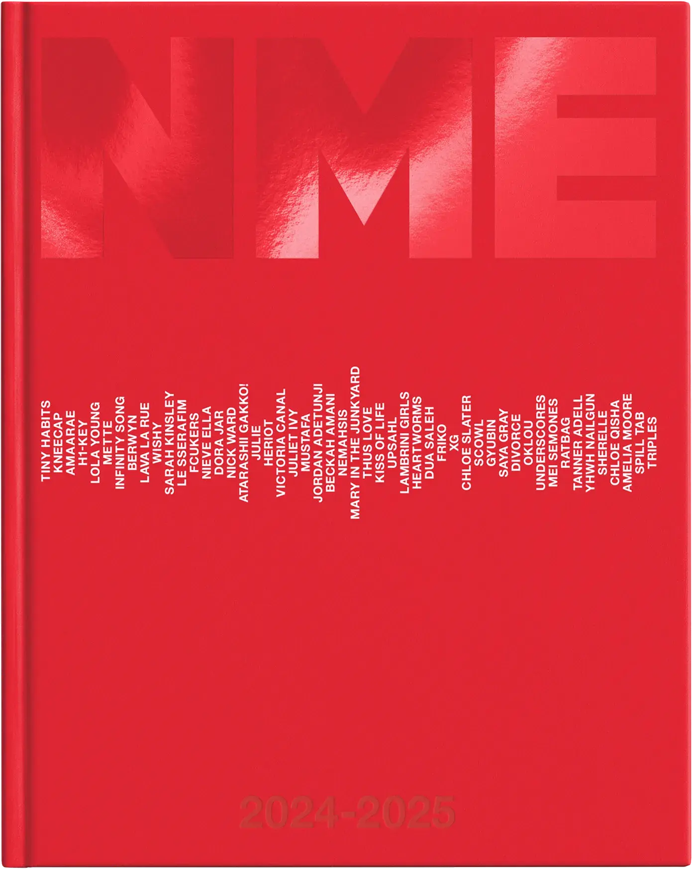 The front side of the NME The Cover 2024-2025